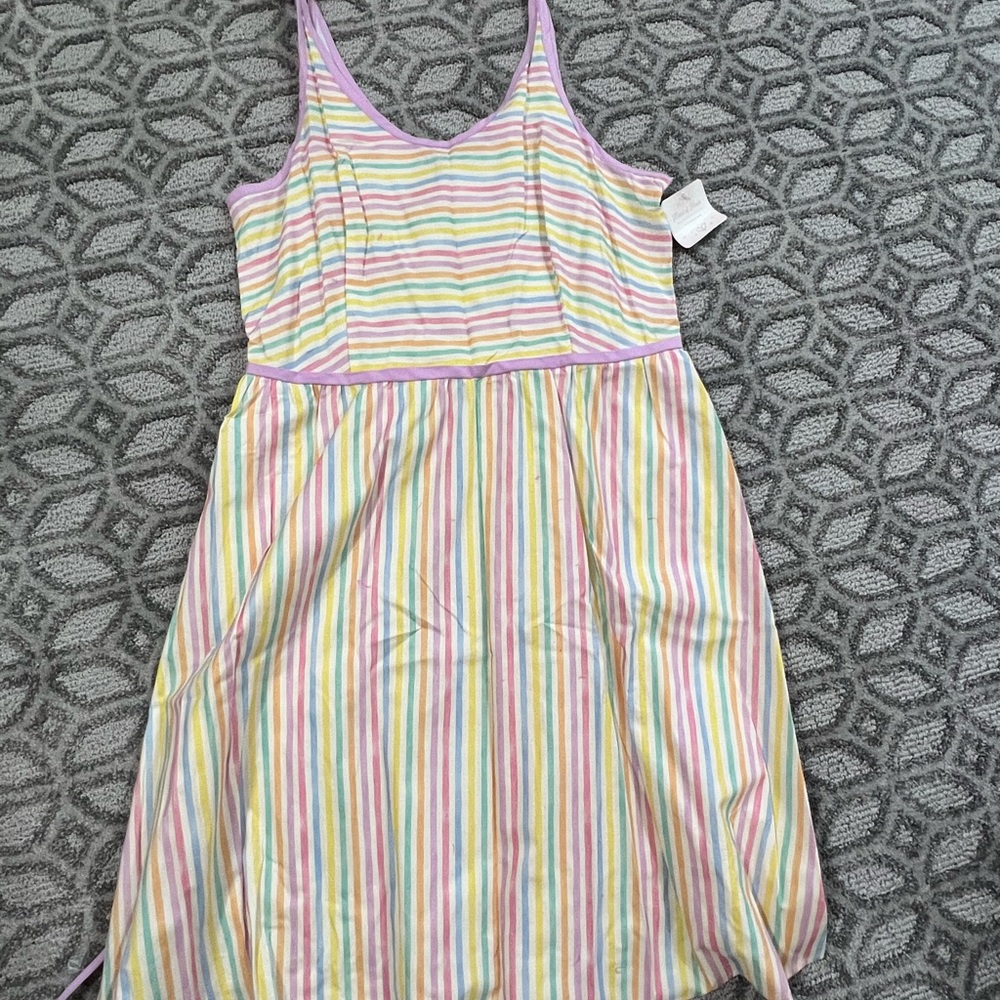 Colorful Striped Dress
